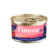 Finesse Plus Grain-Free Chicken and Tuna with Cranberry (Urinary Care) 85g, FS-2633, cat Wet Food, Finesse, cat Food, catsmart, Food, Wet Food